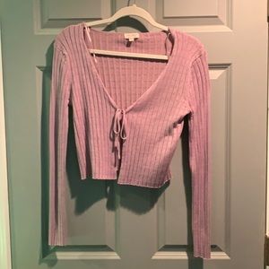Purple Cardigan